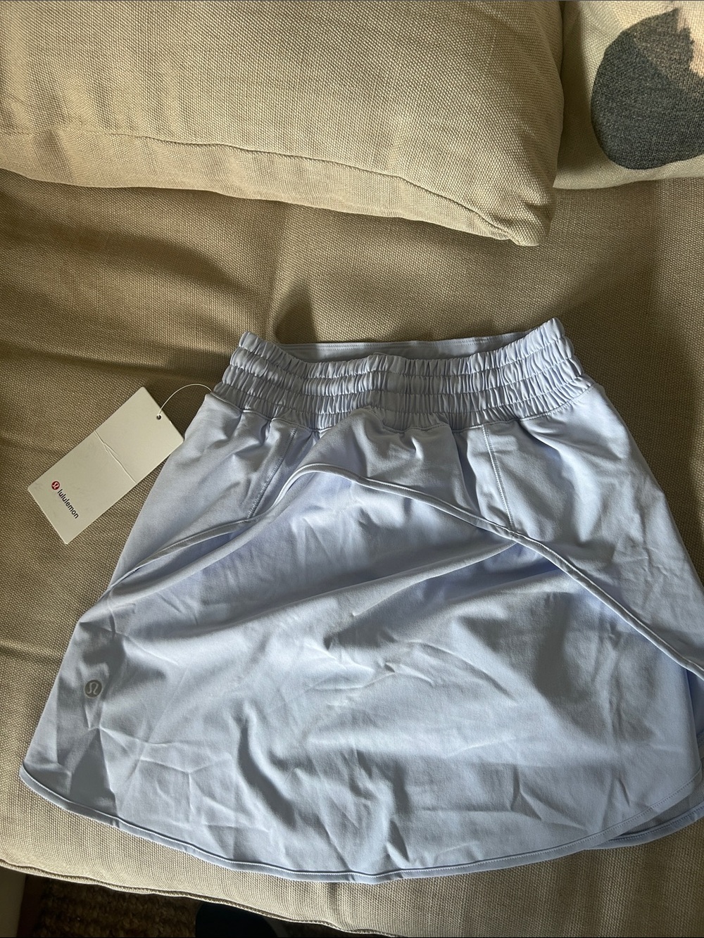 lululemon pastel blue athletic skort - Picture 2 of 2